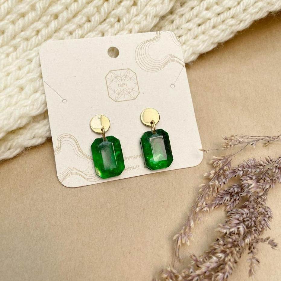 ARETES GEMAS RECTANGULAR