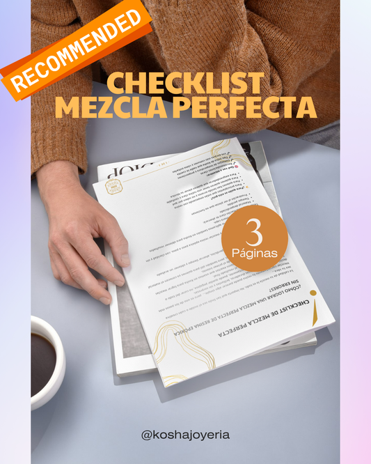 Checklist de mezcla perfecta para resina epóxica – Kosha Academy