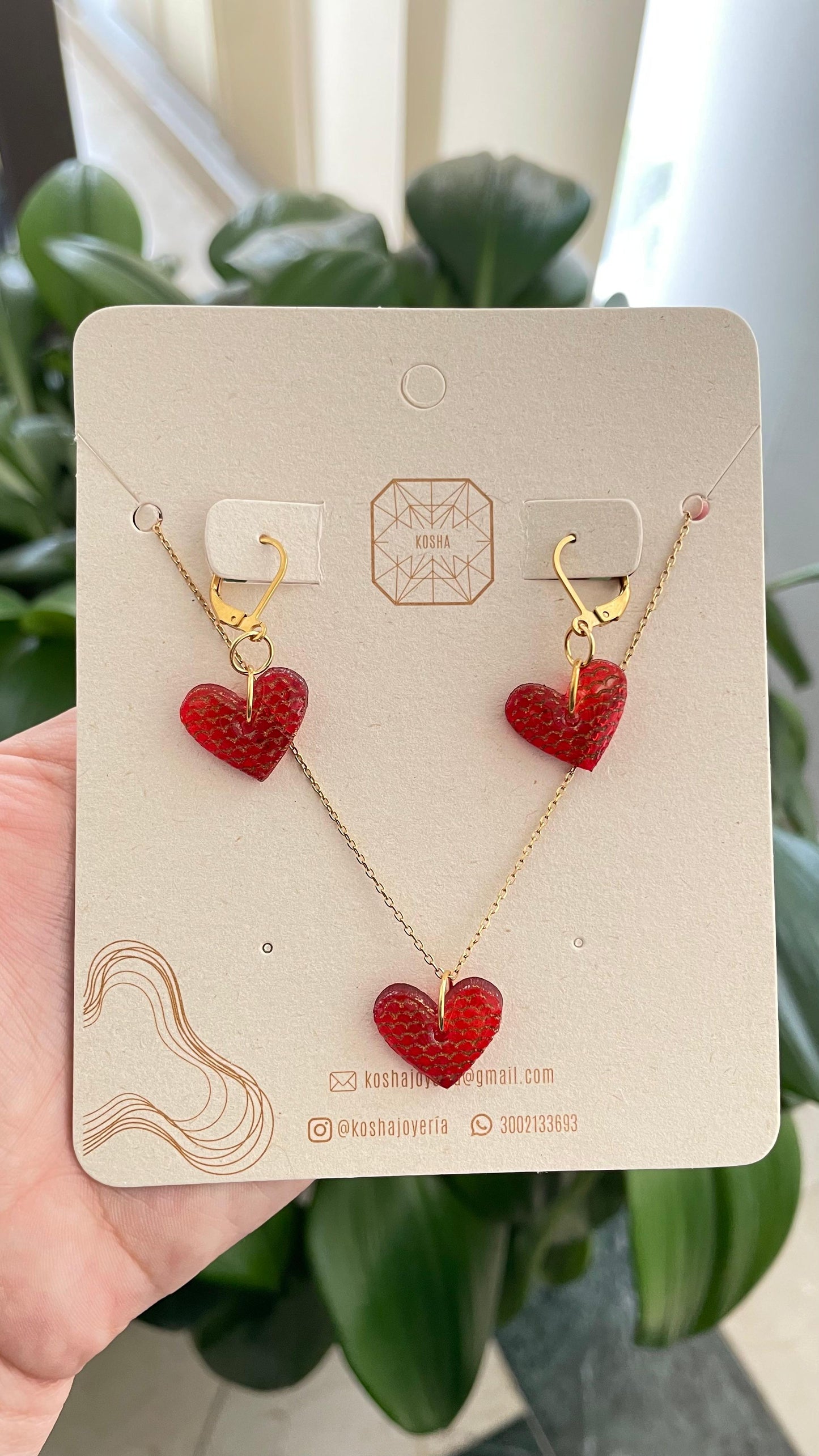 COLLAR + ARETES ♥
