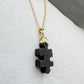 Collar Puzzle Grafito