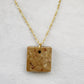 Collar Cuadrado Tierra