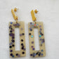 Aretes rectangulares con destellos