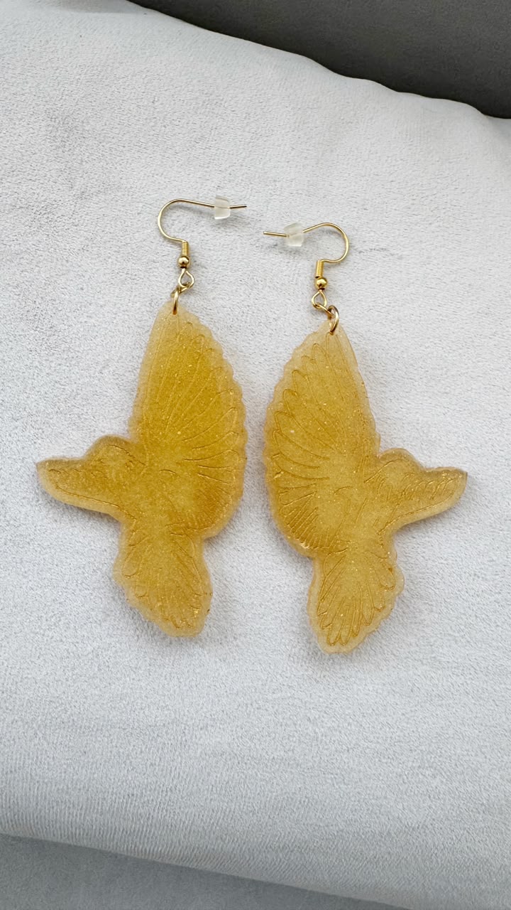 Aretes Paloma Dorada