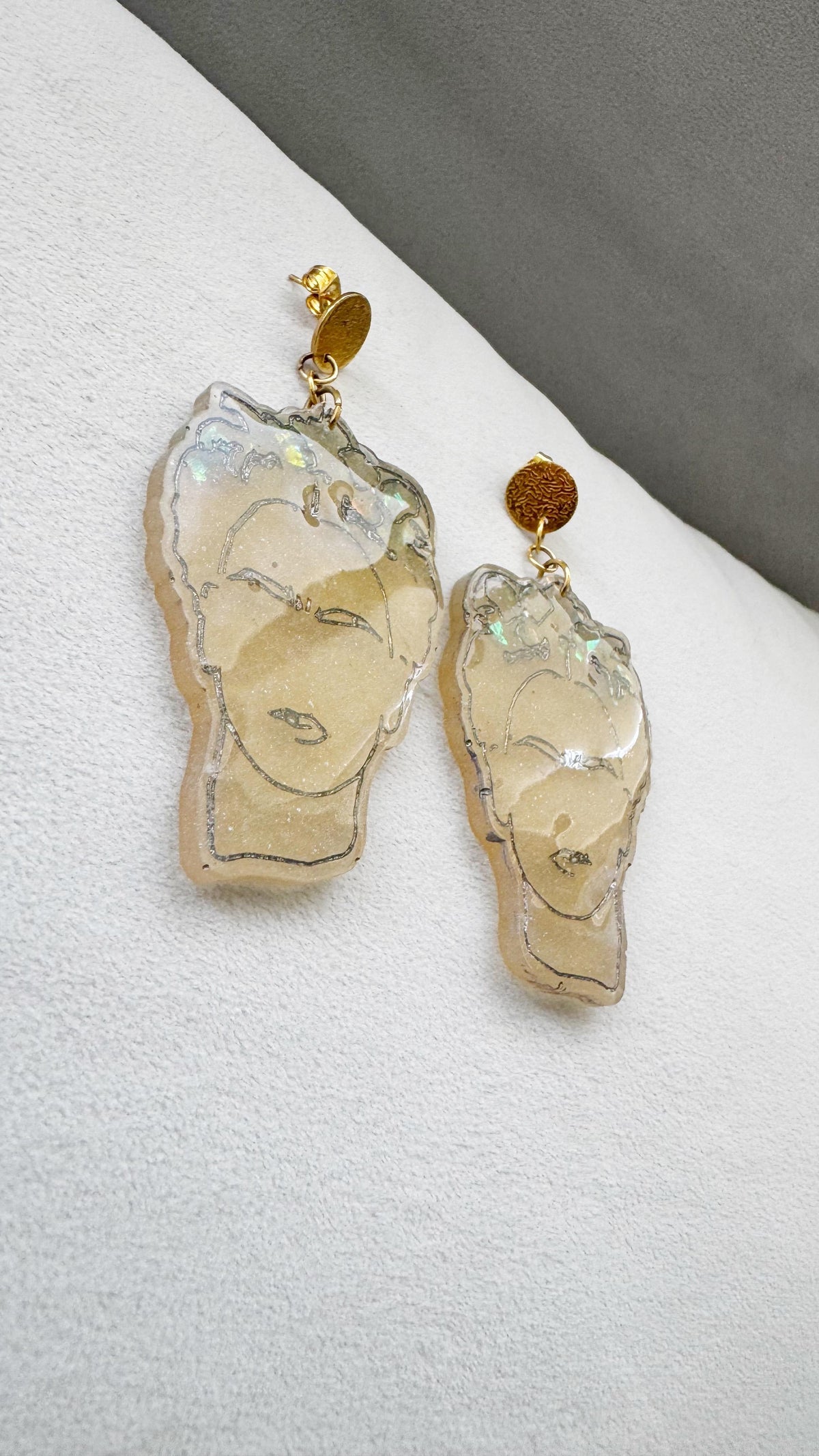 Aretes Frida Holográfica