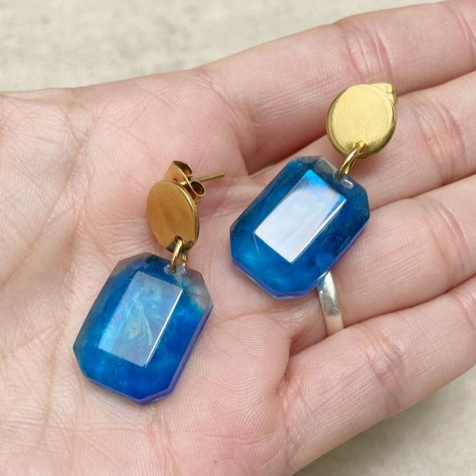 ARETES GEMAS RECTANGULAR