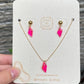 COLLAR + ARETES CARACOLA