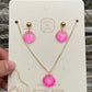 COLLAR + ARETES OSTRA