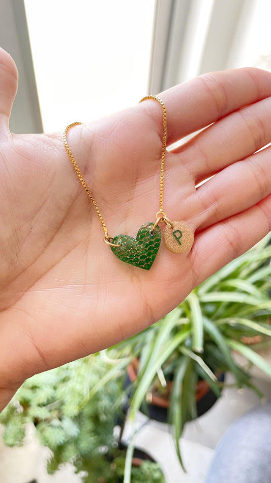 COLLAR CORAZON ♥ + LETRA